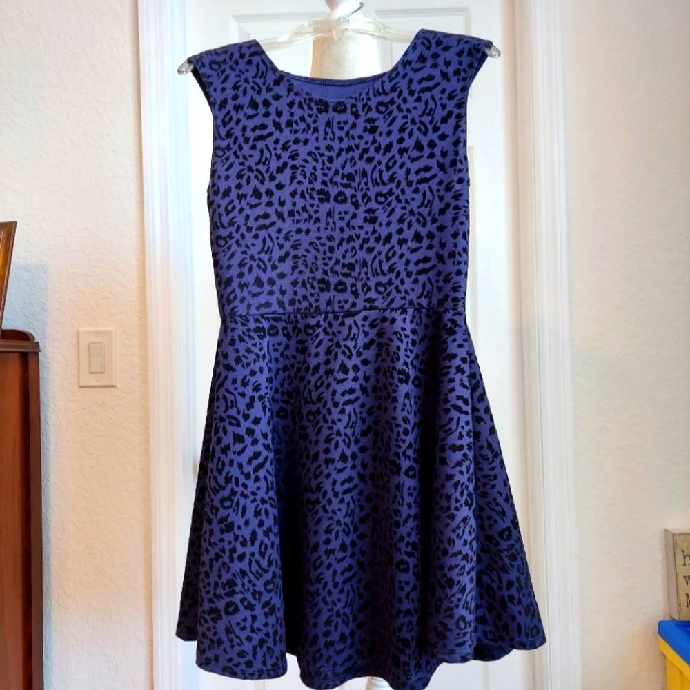 Girl's Animal Print Dress